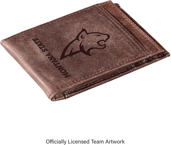 Team Sports America NCAA Montana State University Front Pocket Slim Wallet - Image 2