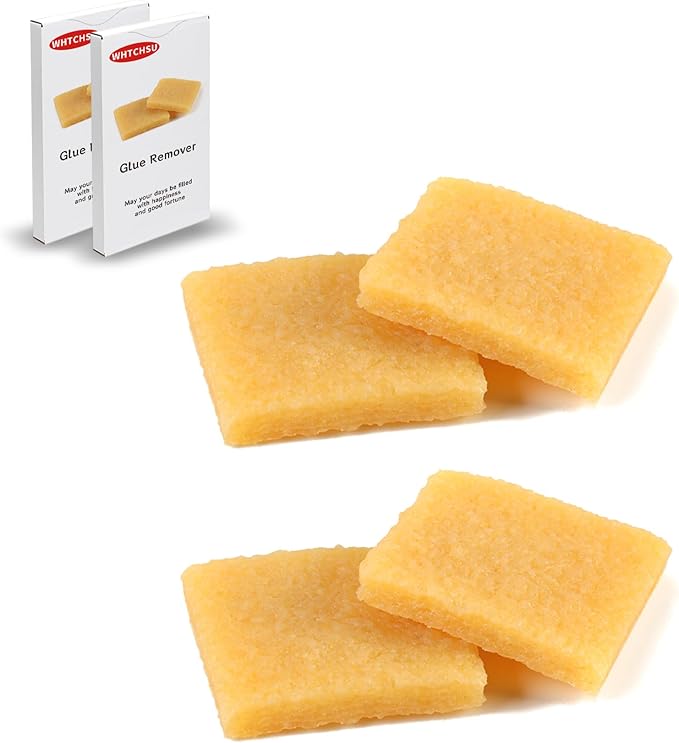 WHTCHSU 4 Pcs Glue and Residue Eraser Rubber Cement Cleaner by WHTCHSU