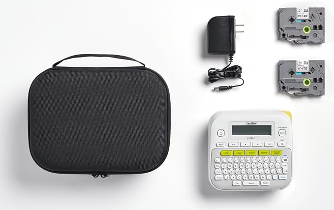 Brother PT-D210SV Monochrome Label Maker Bonus Bundle Comes - Image 2