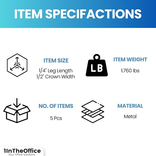 1InTheOffice Standard Staples - Image 6