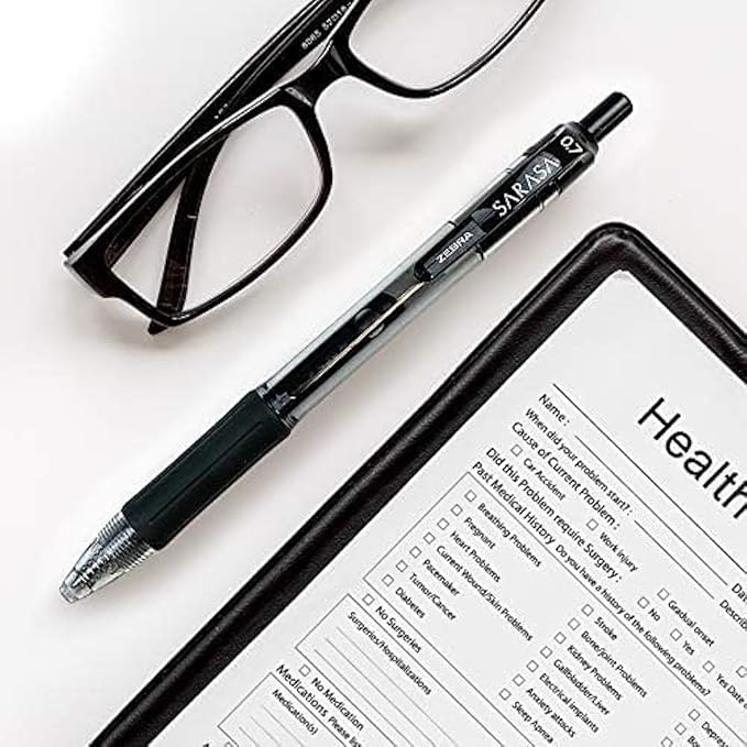 Zebra Pen Sarasa Dry X20 Retractable Gel Pens, 0.7mm Medium Point, Eliminates - Image 6