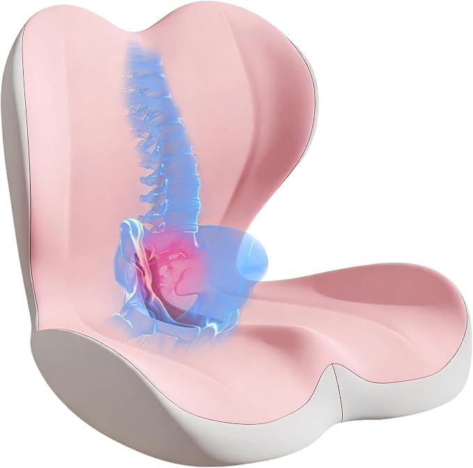 Seat Cushion for Office Chair and Car, Lumbar Support Pillow for Office Chair - Image 8