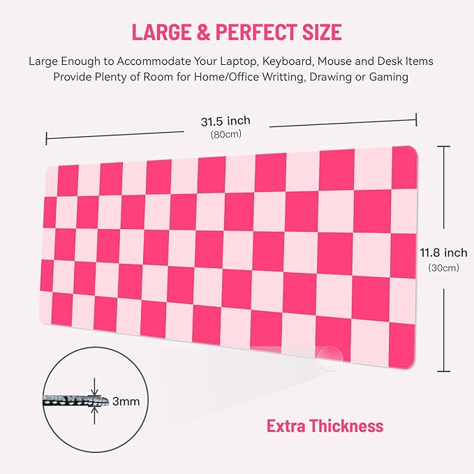Mousepad Desk Mat Gaming Large Keyboard Cute Office Desktop Computer Laptop - Image 2