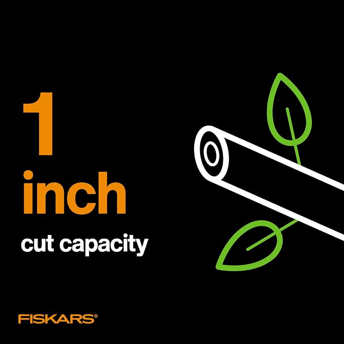 Fiskars Bypass Pruning Shears, Forged Steel Replaceable Blade, SoftGrip Handle - Image 5