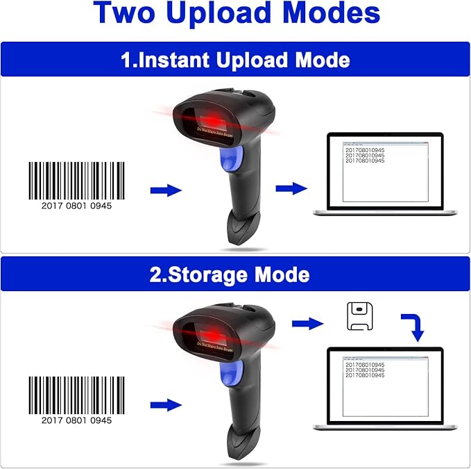 NetumScan 1D Wireless Barcode Scanner - Image 4