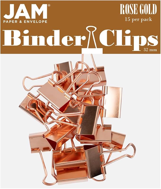JAM PAPER Colorful Binder Clips by JAMPaper