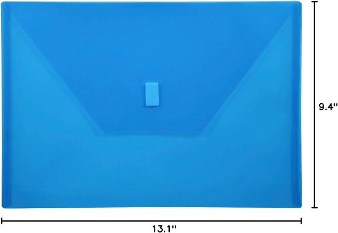Lion Design-R-Line Poly Envelope, 9-3/8 x 13 Inches, Transparent Blue, 1 - Image 2