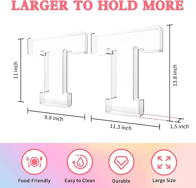 13.8" Acrylic Letter Charcuterie Tray, Charcuterie Letters Fillable Box - Image 2