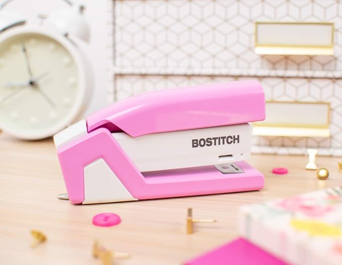 Bostitch Office InCourage Spring-Powered Compact Stapler, Half Strip, 20 Sheet - Image 2