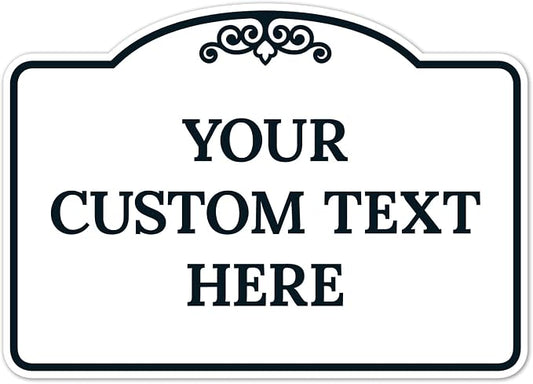 Custom Decorative Sign, Personalized Metal Sign by SigoSigns