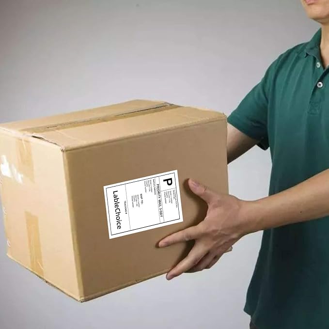 4 Rolls 450 Labels 4x6 3-Proof Direct Thermal Shipping Labels Used - Image 6