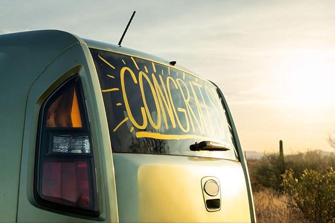 Glass Pen Window Marker: Liquid Chalk Pens for Glass, Whiteboard Markers with Washable Paint - Graduation, Car Windows, Mirror Pen, Storefront, Wedding, Parade, Party & Holiday (Pink, Jumbo Tip)-DeskLoop Office