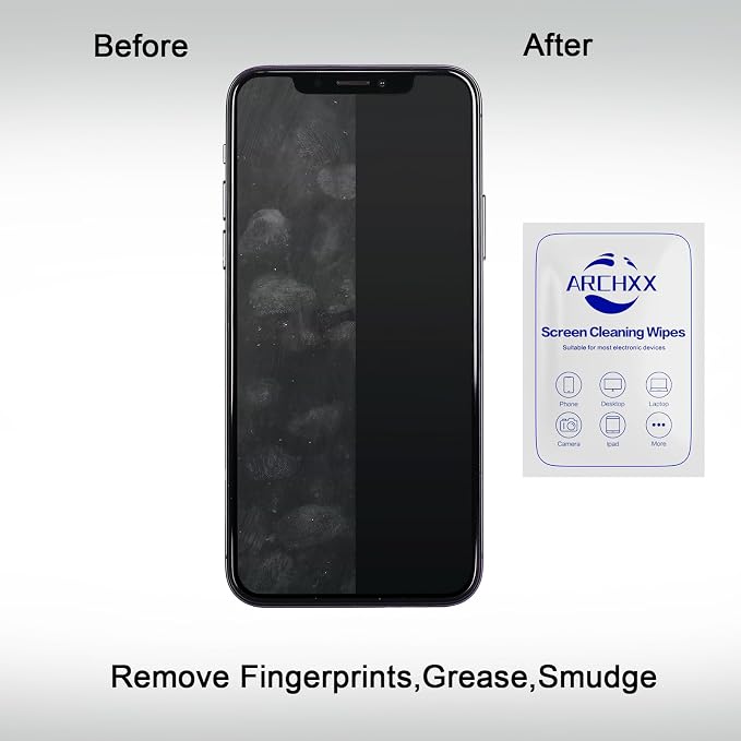 ARCHXX Screen Wipes for Electronics, Car Screen Cleaner, Lens Wipes - Image 4