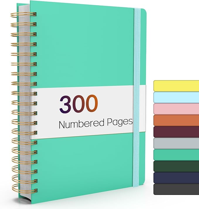 Forvencer A4 Lined Spiral Journal Notebook by Forvencer