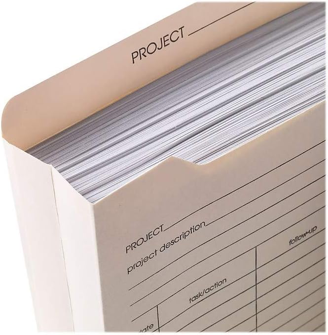 Staples Reinforced Pre‑Printed File Jackets, Letter Size, 2‑Inch Expansion - Image 4