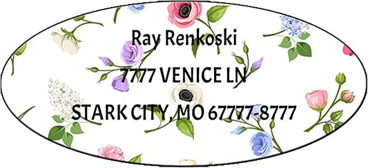Made in USA Custom Return Address Stickers Labels Customized Mailing Label by HOOKAH+SUN