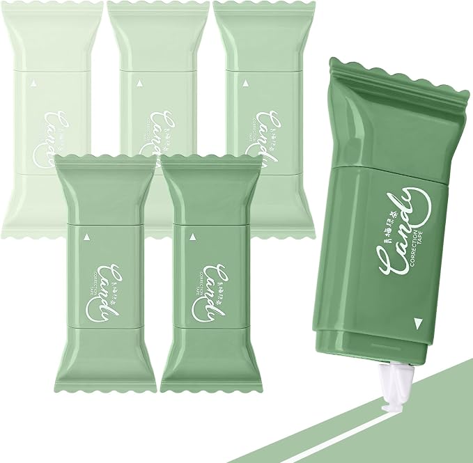 Temiary 6 Pcs Cute White Correction Tapes by Temiary