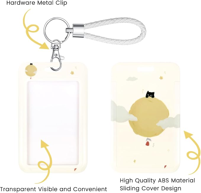 ID Card Badge Holder Key Chain - Image 3