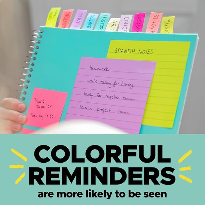 Post-it Flags Combo Pack, 4 On-The-Go Dispensers/Pack, 120 .94 in Wide and 200 .47 in Wide Flags, Assorted Colors (683-XL1)-DeskLoop Office