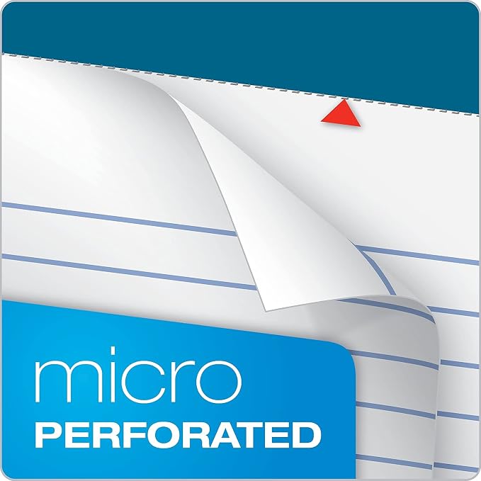 TOPS Docket Writing Pad, 8-1/2" x 11-3/4", College Rule, 3-Hole Punched - Image 5