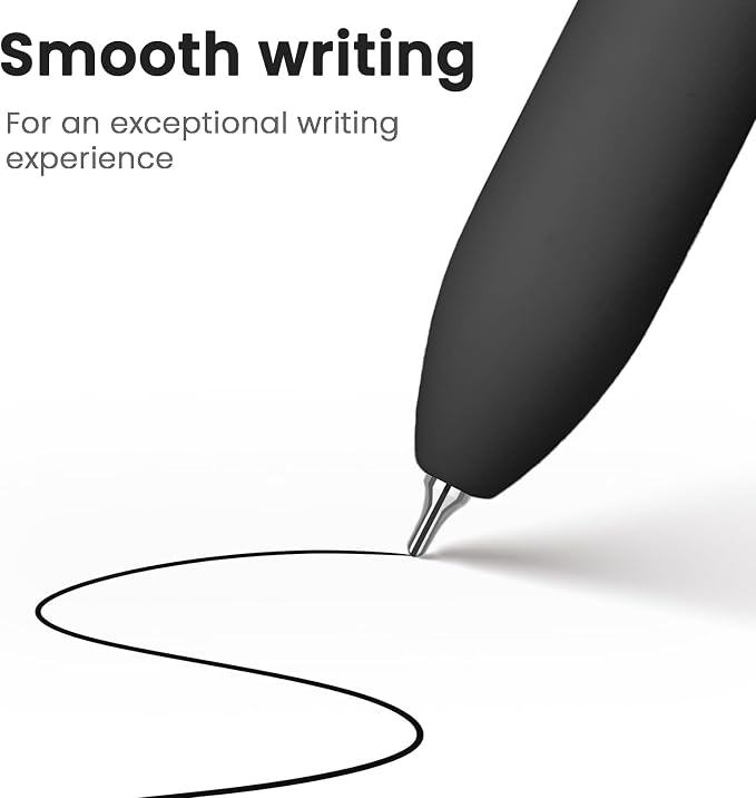 Sooez Gel Pens, Quick Dry Medium Point Smooth Writing Pens, Retractable Cute - Image 2