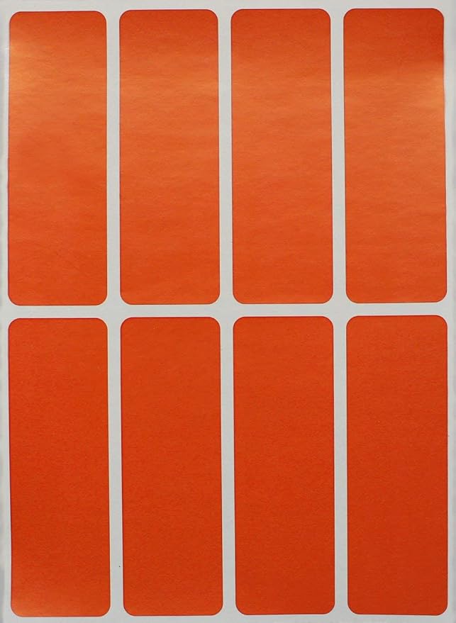 Royal Green Rectangular Stickers Color Coded Write on Labels by RoyalGreen
