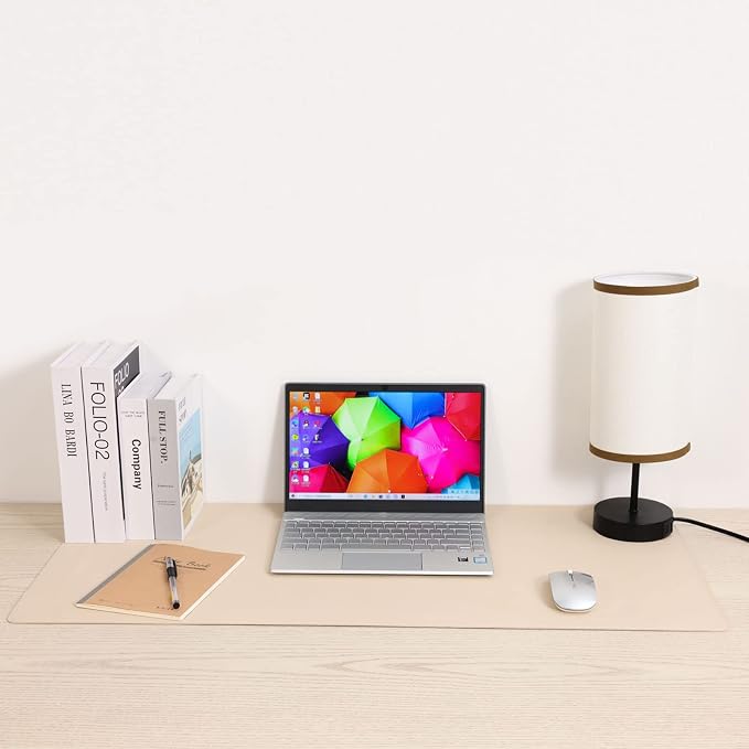 Wolaile Desk Blotter Pad, 27x13 inch PU Leather Computer Mouse Mat, Non-Slip - Image 6