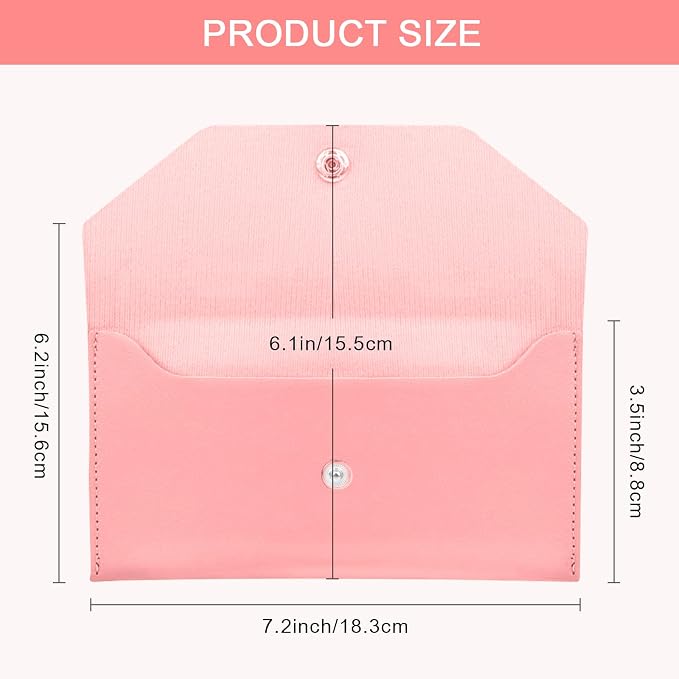 Pu Leather Cash Envelope Wallet - Image 2