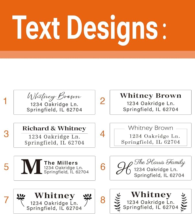 Personalized Return Address Labels on Roll – Custom Name & Address Stickers - Image 4