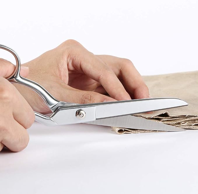 LIVINGO 8" Professional Heavy Duty Tailor Fabric Scissors, Dressmaker Sewing - Image 5