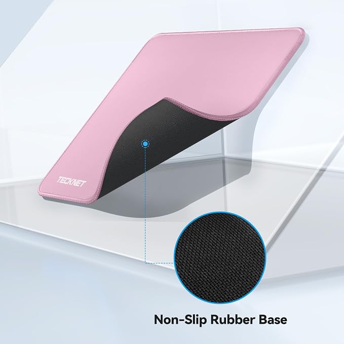 TECKNET Mouse Pad with Anti-fray Stitchin, Waterproof Surface & Non-Slip Rubber - Image 3