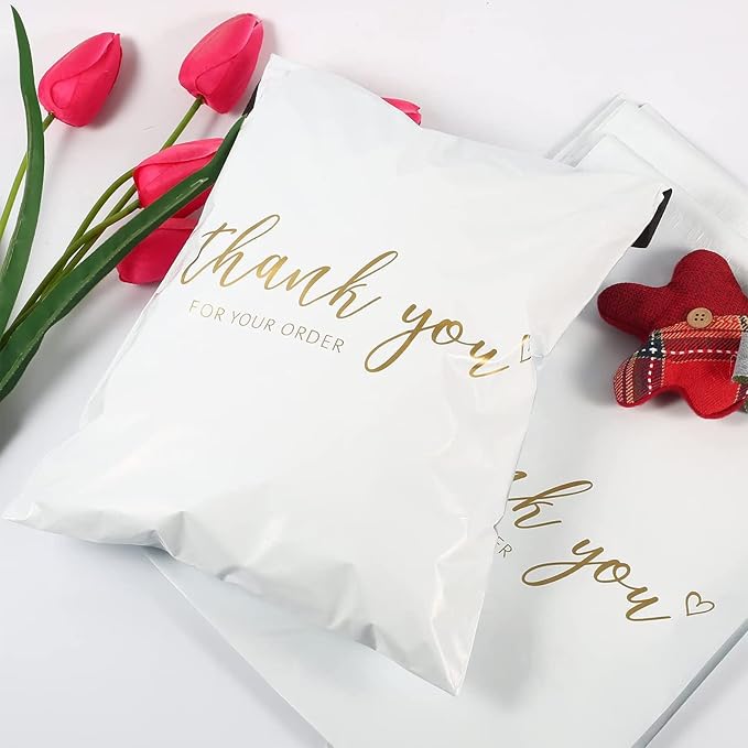 JinRuiKJ Thank You Poly Mailer 12x15.5 Inch 50 PCS, Shipping Bags - Image 8