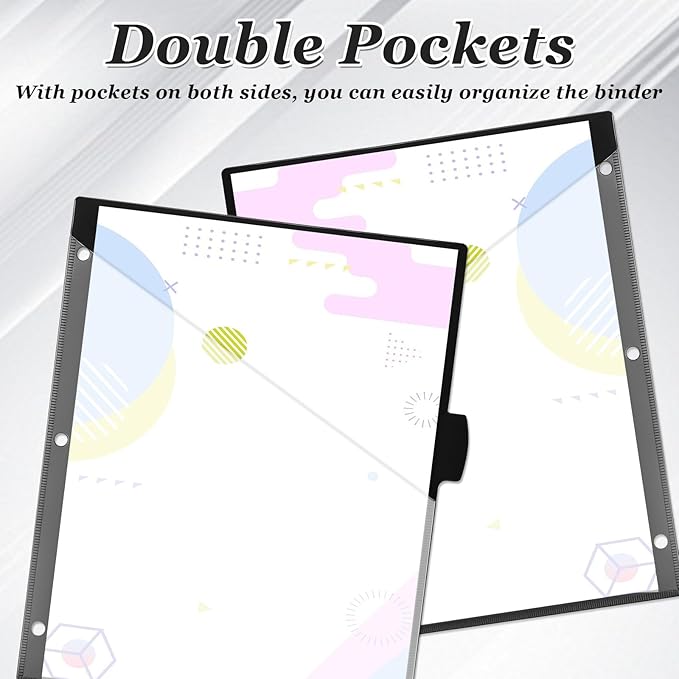 Epakh 12 Pcs Binder Dividers for 3 Rings Binders Index Dividers - Image 3