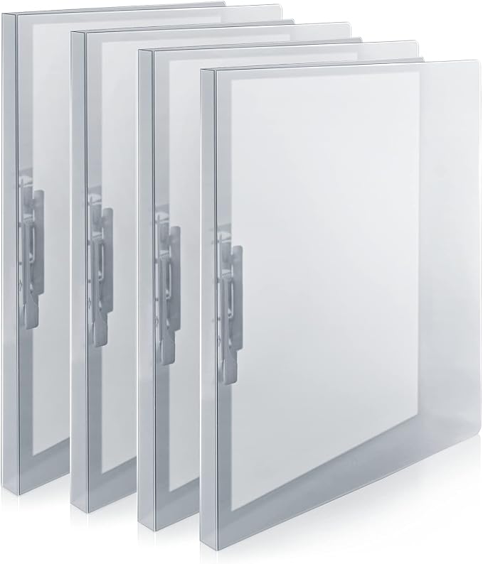 CRANBURY Punchless Clamp Binder, Ringless Binder Holds 100 Letter Size Pages by CRANBURY