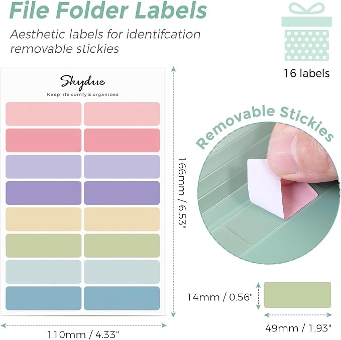 SKYDUE Accordion File Organizer, Expanding File Folder - Image 7