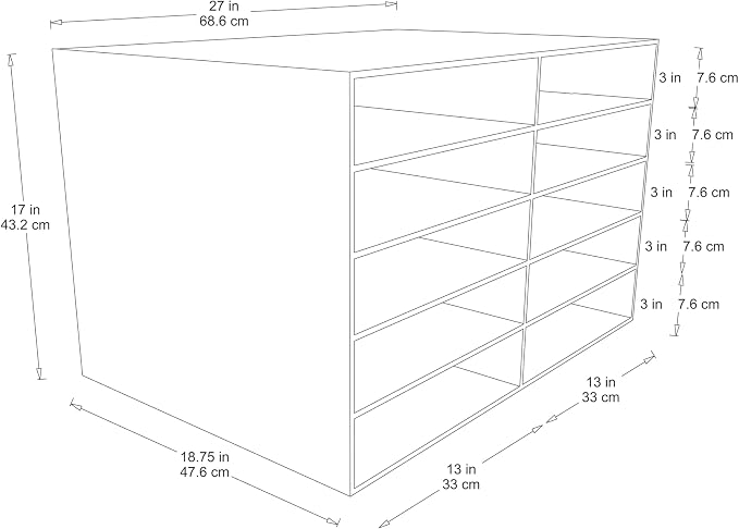 Classroom Keepers 12" x 18" Construction Paper Storage, 1 Unit - Image 3