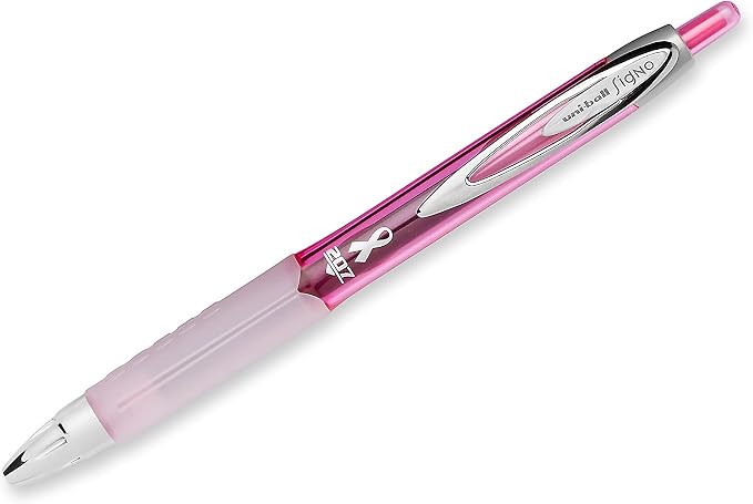 uniball 207 Pink Ribbon Retractable Gel Pens, Medium Point, 36 Pack - Image 4