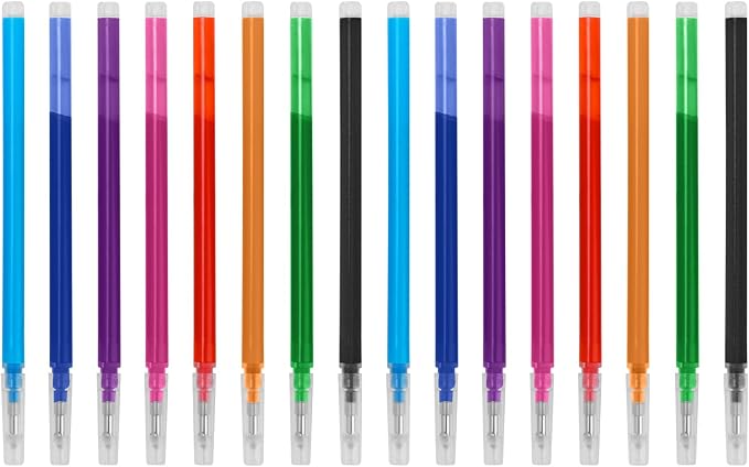 16 Pcs 0.7 mm Erasable Pen Refills Compatible by Unknown