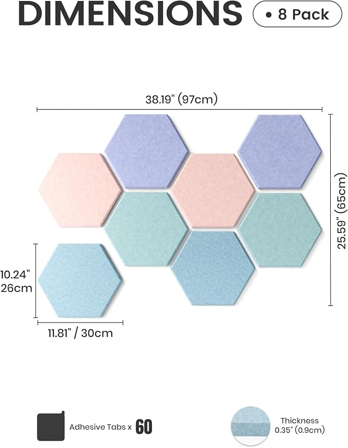 Fluxynara Hexagon Cork Board Alternative - Image 2
