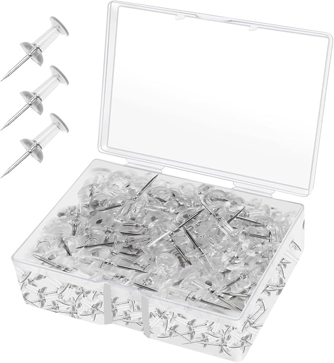 Push Pins for Bulletin Board 200- Pack by Unknown