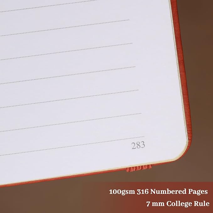 TIEFOSSI Lined Journal for Women Men, Vintage Notebooks - Image 3