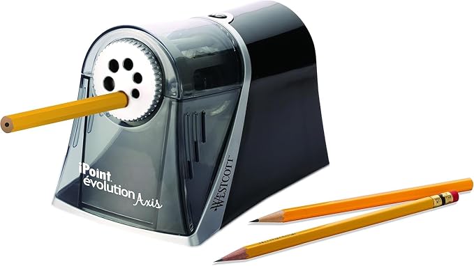 Westcott iPoint Evolution Axis Heavy Duty Electric Pencil Sharpener - Image 9