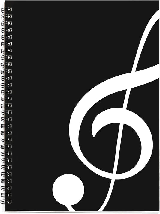 MAXCURY Blank Sheet Music Composition Manuscript Staff Paper Art Music Notebook by MAXCURY
