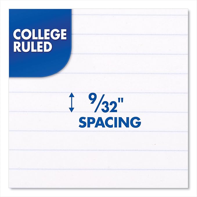Mead Spiral Notebook, 1 Subject, College Ruled Paper, 7-1/2" x 10-1/2" - Image 3