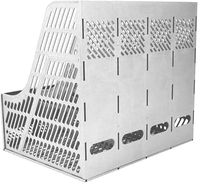 SAYEEC Sturdy Magazine Holder Organizer Desktop 4 Compartment File Holders - Image 4