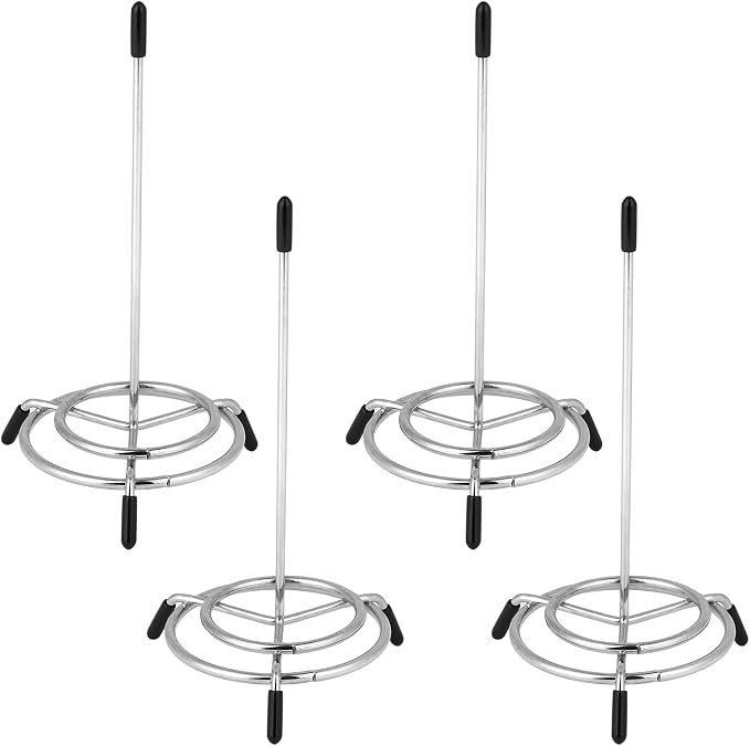 4PCS Check Spindle, Receipt Holder Spike, Stainless Steel Bill Fork, Memo by Doweboter