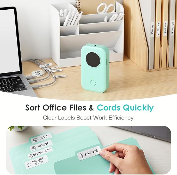 Phomemo Label Maker, D30 Bluetooth Mini Label Maker Machine - Image 4