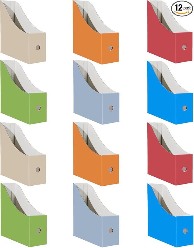 Limitliho 12 Pack Cardboard Magazine Holder by Limitliho