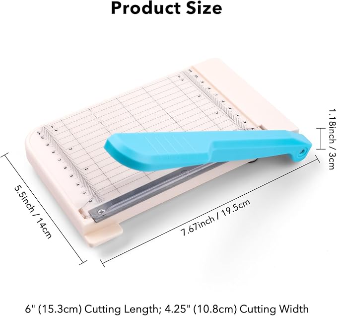 Briartw Professional 6" Guillotine Paper Trimmer & Craft Cutter - Image 2