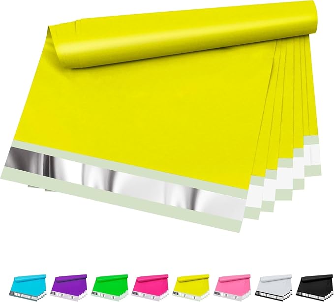 Poly Mailers 10x13 Inch 200 Pcs, Tear Resistant and Waterproof Mailing Envelopes by VAPULCIO